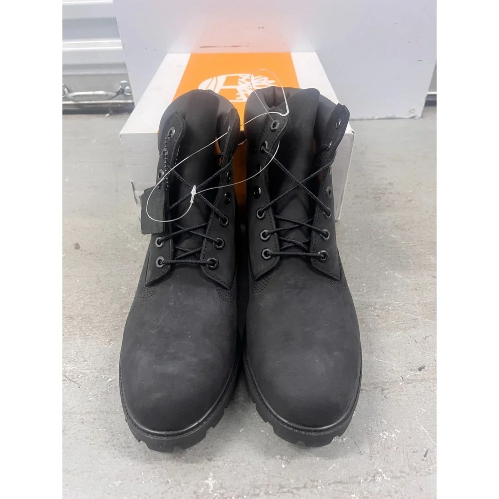 Timberland Icon TB010073001 Boots Mens 12 Black Nubuck Leather 6-Inch Waterproof